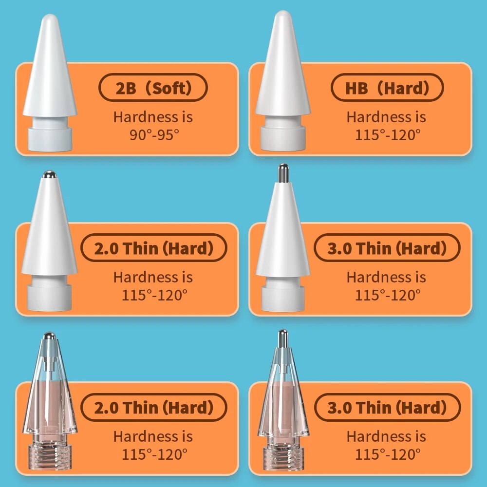 For Apple Pencil Pen Nib Penci - огляд і ціна Tablet Drawing Accessories