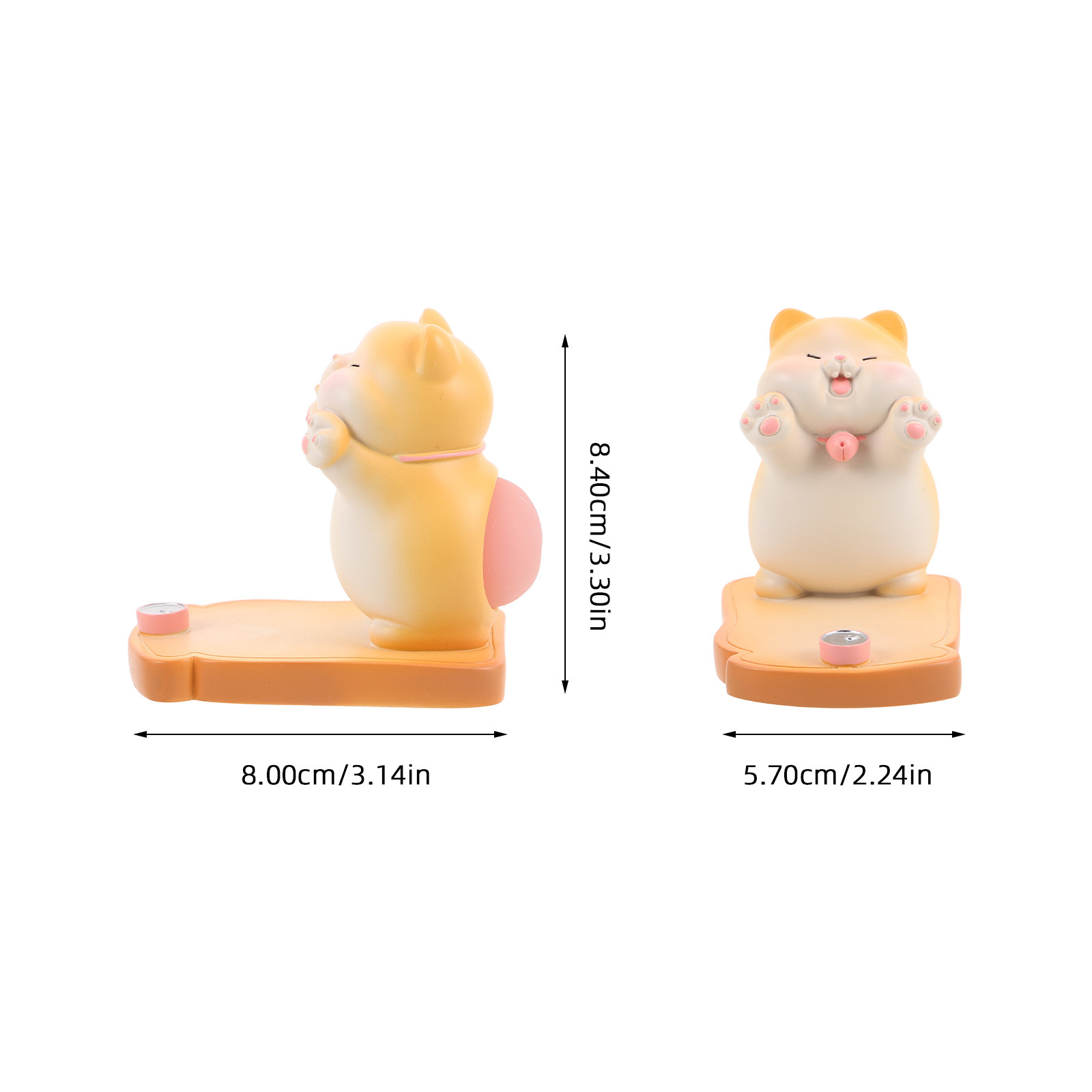 Resin Cat Phone Holder Desk Cu - огляд і ціна Tablet Accessories